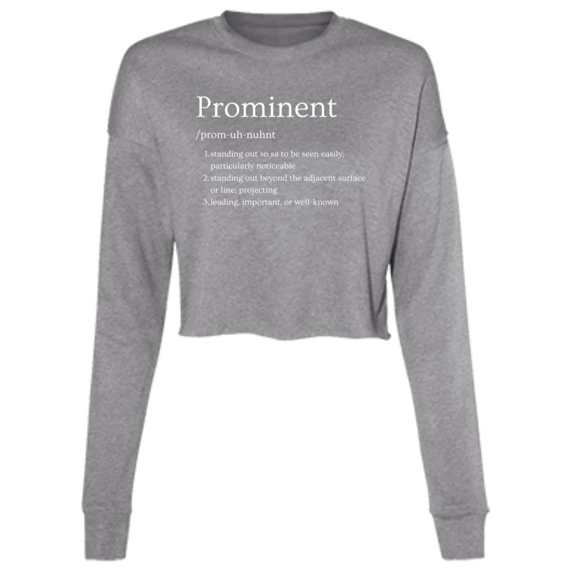 Dreams Woven in Prominence Wear Your Ambitions (3) B7503 Ladies' Cropped Fleece Crew