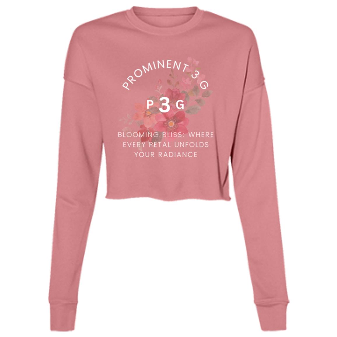 prominent 3 G (1) B7503 Ladies' Cropped Fleece Crew