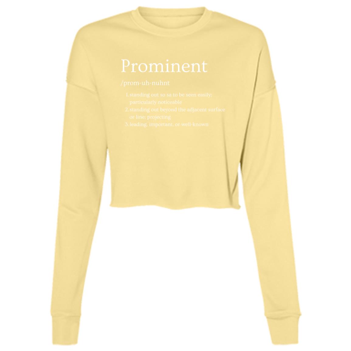 Dreams Woven in Prominence Wear Your Ambitions (3) B7503 Ladies' Cropped Fleece Crew