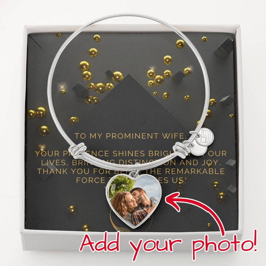 "Radiance on Her Wrist: A Love-Infused Bracelet for My Wife"